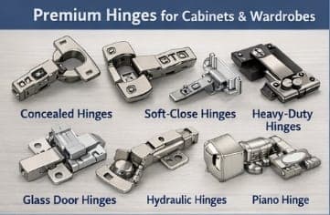 Cabinet Hinges & Door Fittings