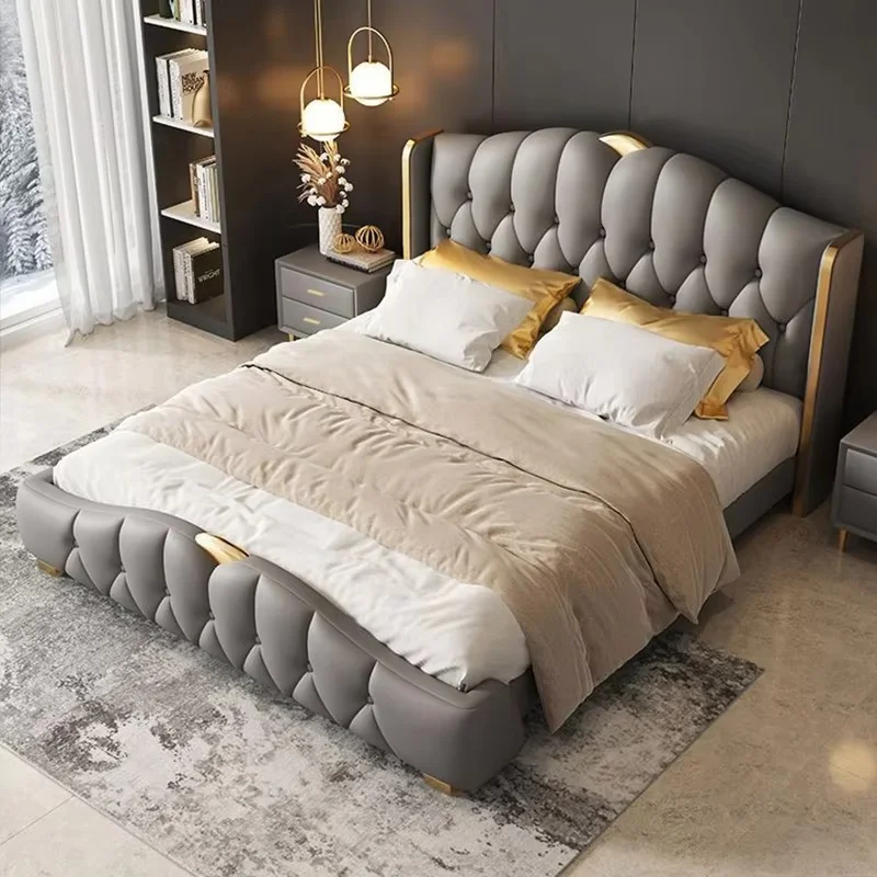 Luxurious High End Leather Bed