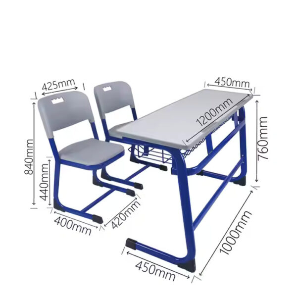 School Desk and Chair - Image 2