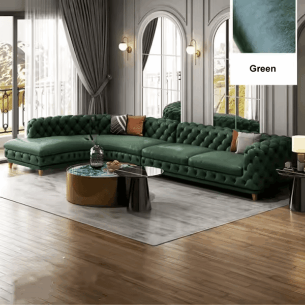 Western Style L Shaped Corner Sofa - Image 2