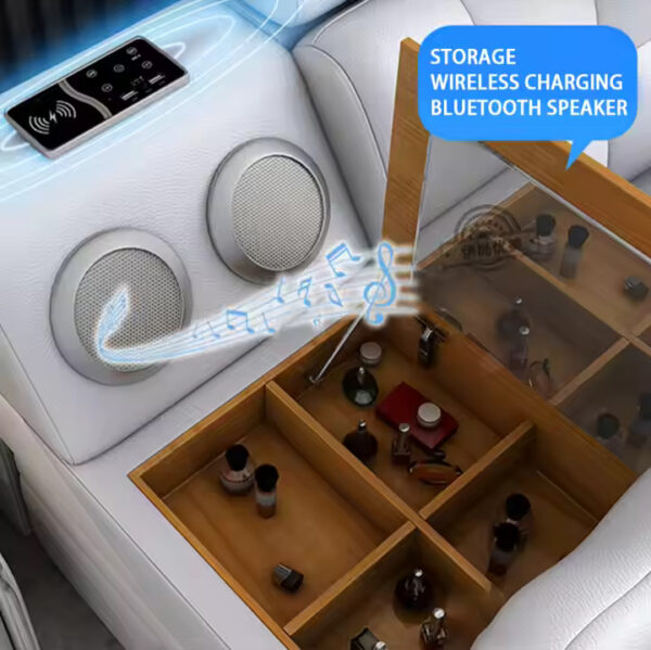 Luxury Leather Smart Bed - Image 5